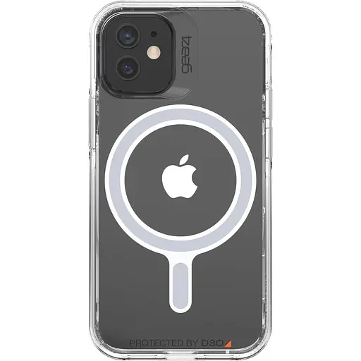 Оригинальный противоударный чехол Gear4 Crystal Palace MagSafe для iPhone 12 Mini Прозрачный 702008198 - фото 2