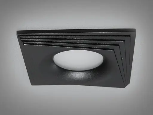 Серія "Аluminium", якісний алюмінієвий точковий світильник, чорний - фото 3