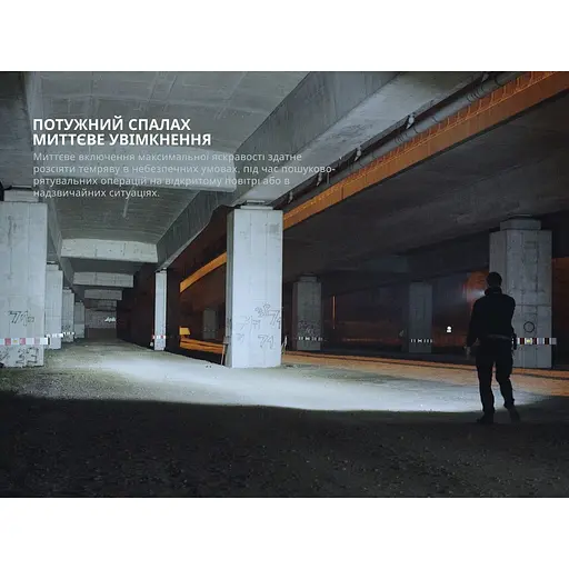 Фонарик ручной Fenix TK17 3600лм 330м Type-C Черный - фото 5