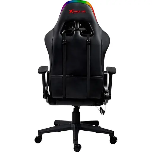 Ігрове крісло Xtrike Me Advanced Gaming Chair GC-907 RGB Black Red (GC-907) - фото 4