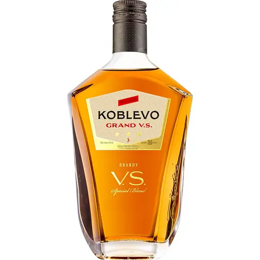 Коньяк Украины Koblevo Reserve 3 звезды, 40%, 0,35 л - фото 1