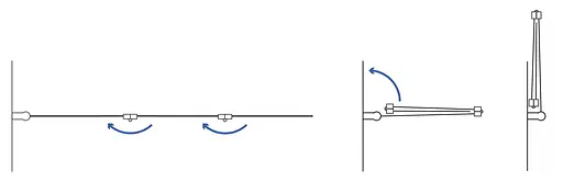 Шторка для ванни Rea Agat-3 120 см складана REA-W0301, Універсальна - фото 7