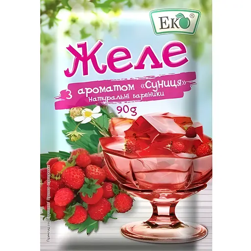 Желе Эко Земляника 90 г - фото 1