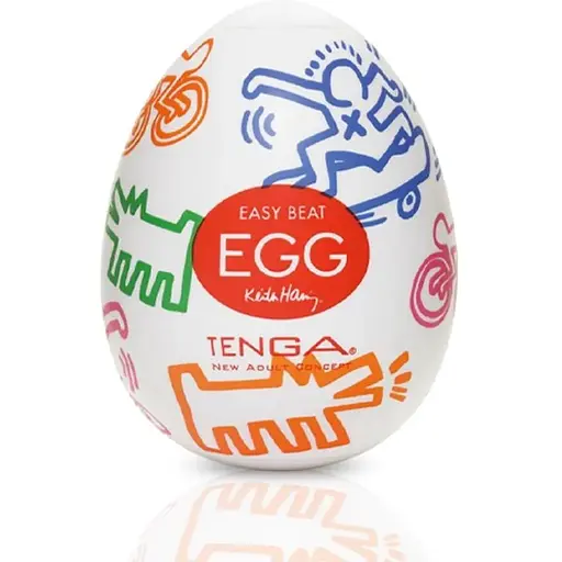 Мастурбатор-яйцо Tenga Keith HaRing Egg Street
