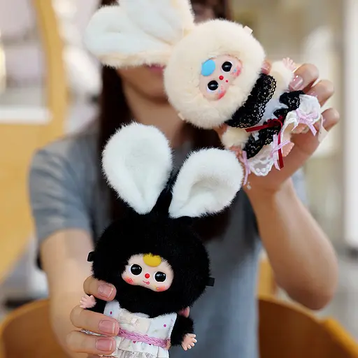 Колекційна м'яка іграшка з кільцем Pop Top Baby Three Cureplaneta Макарончики (CRP2605) - фото 5