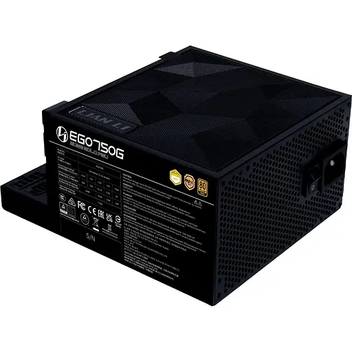 Блок живлення Lian Li Edge 750W 80+ Gold Black (G9P.EG0750G.B000.EU) - фото 2