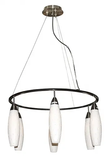 Люстра подвесная Brille техно E14 60W CH (BR-455S/6)