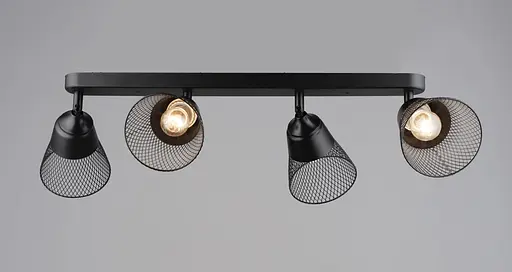 Люстра на чотири плафони K2290/4 (Чорний)