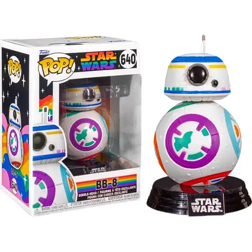 Коллекционная фигурка Funko Pop Звёздные войны ББ-8 Star Wars BB-8 10 см SW BB 640 - фото 1