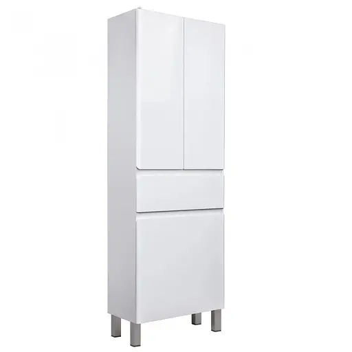 Пенал Мойдодир Палермо П-66-к білий підлоговий подвійний, Білий - фото 1