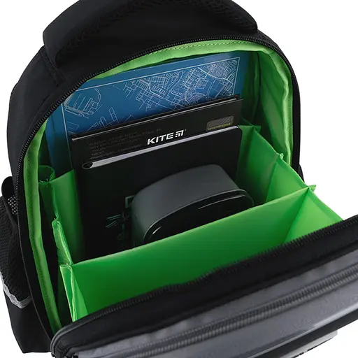 Рюкзак GoPack Education 165S Football Fan Чорно-сірий (GO26-165S-4) - фото 12