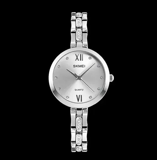 Часы женские наручные Skmei 1225 (Серебристые) - фото 3
