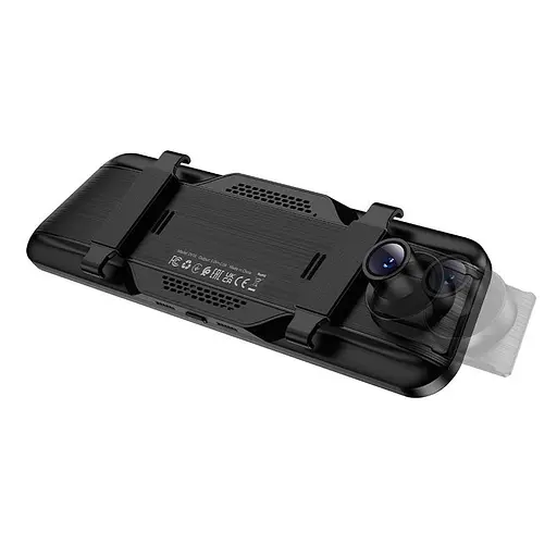 Видеорегистратор - зеркало HOCO DV16 streaming media driving recorder (dual-channel with rear camera) - фото 5