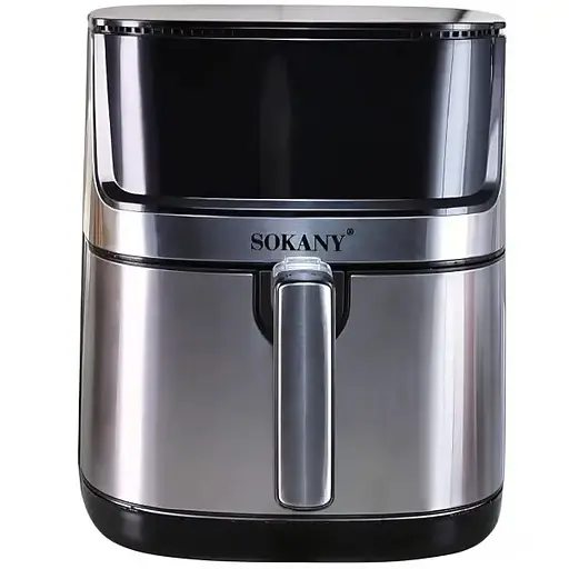 Мультипечь Sokany SK-10045 аэрогриль 8л сенсорный экран, фритюрница без масла.
