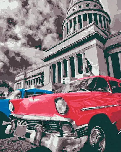 Комплект картин по номерам Riviera Blanca Retro Weve (ITR-005) 3 шт в наборе