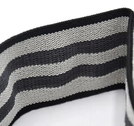 Тканинна гумка PowerPlay 4111 Hip Band S Heavy для фітнесу та спорту Сіра (d_64cm) (PP_4111_Grey_S) - фото 4