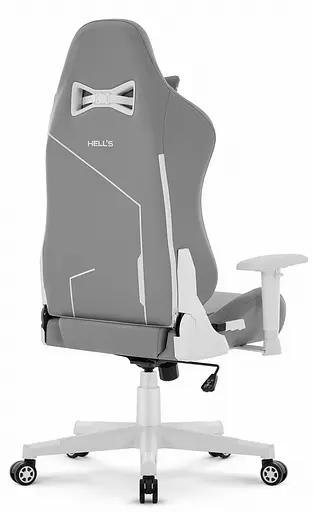 Компьютерное кресло Hell’s HC-2001 Grey экокожа - фото 6