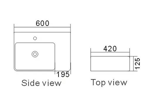 Раковина ASIGNATURA Angle белая (87801805) - фото 2