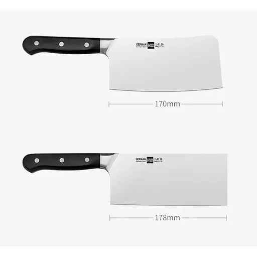 Набор ножей Huo Hou Fire Molybdenum Vanadium Steel Kitchen Knife 2 in 1 - фото 3
