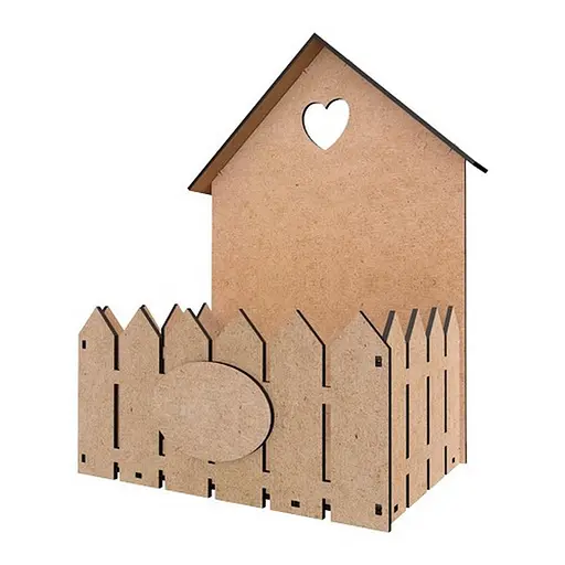 Заготовка для декорування "Будиночок" Fabrika Decoru FDPO-402 для фруктів, солодощів, квітів - фото 1