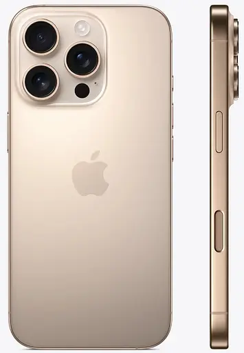 Смартфон Apple iPhone 16 Pro 128GB Desert Titanium MYNF3 - фото 2