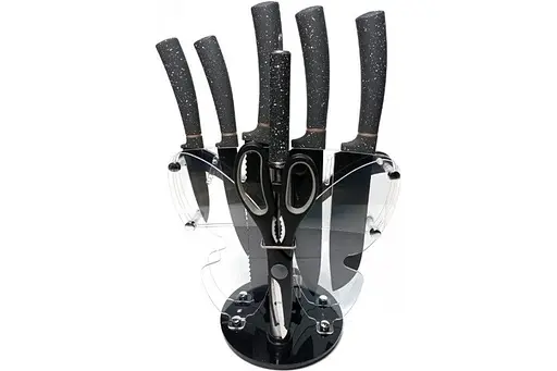 Набір ножів Edenberg EB-11062-Black 9 предметів чорний