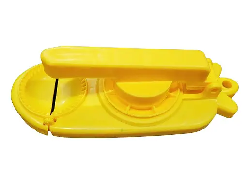 Пресс форма прибор для лепки приготовления вареников Желтая - фото 1