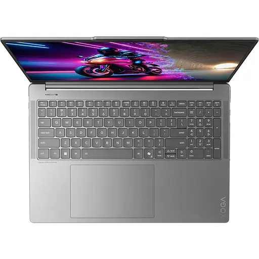 Ноутбук Lenovo 16 Yoga Pro 9 16IAH10 OLED 3200x2000/Intel Ultra 9 285H/32GB/1TB/RTX 5060/W11H/Luna Grey (83L00001US) - фото 4