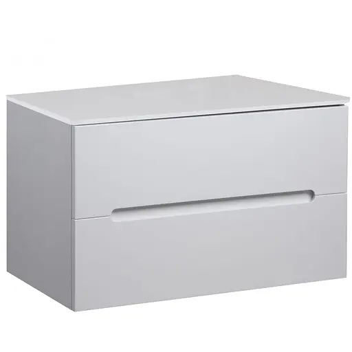 Тумба Мойдодир Octavio 80-A ST зі стільницею Білий - фото 1