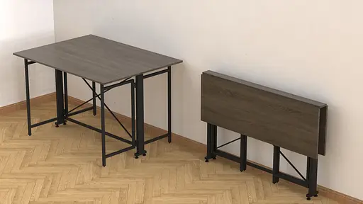 Стіл-книга трансформер Оріон 3 Ferrum-decor 750x1150x880 Чорний метал ДСП Дуб Сонома Трюфель 16 мм (FRD-105085) - фото 5