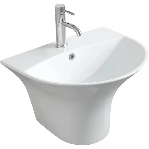 Умивальник підвісний Volle Fiesta 48x43 13-77-049B, Білий - фото 1