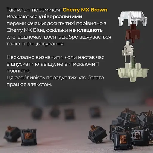 Клавіатура Ducky One 3 Cherry MX Brown Matcha Cream DKON2108-BUAPXМAEGGC1 UA (126105) - фото 10