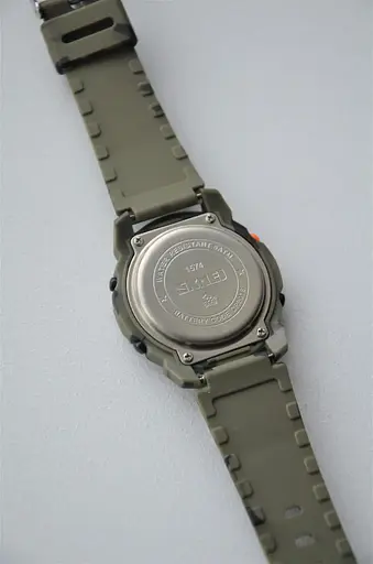 Детские наручные часы Skmei 1574 Зеленый камуфляж - фото 9