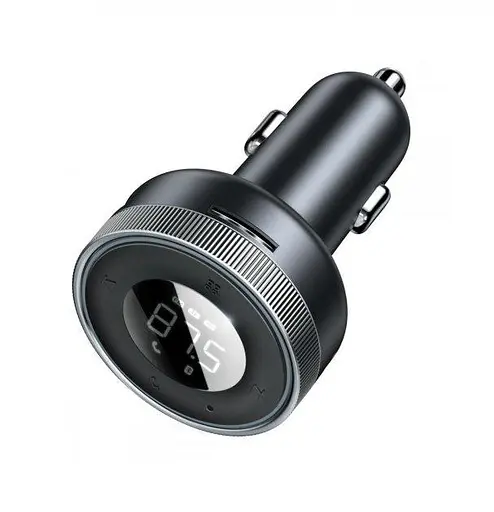 FM-трансмиттер Baseus Enjoy Car Wireless MP3 Charger (Wireless 5.0+5V/3.4A) Черный (CCLH-01) - фото 1