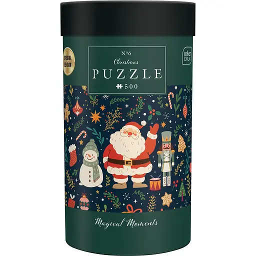 Пазлы трехслойные Interdruk Christmas Magical Moment в картонной тубе 500 шт. (376237)