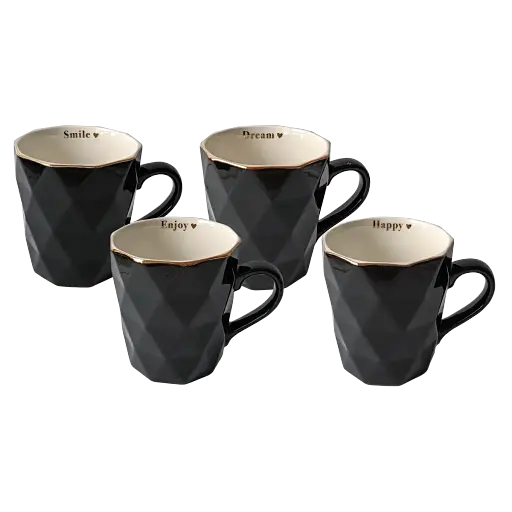 Чашка Vittora Ледяная черная 330 мл 1 шт. (147420) - фото 2