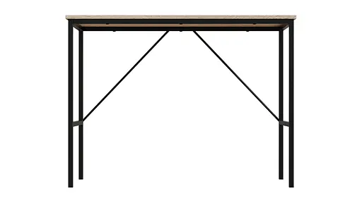 Стіл письмовий Line Тайм Ferrum-decor 750x1000x500 Чорний метал ДСП Дуб Сонома 16 мм (FRD-104867) - фото 2