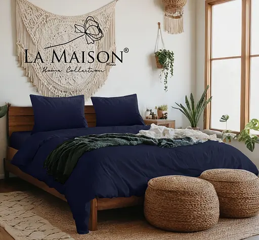 Постільна білизна Mariella Deep Indigo Варена Бавовна La Maison pbe0051988 - фото 2