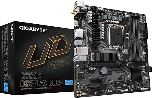 Материнская плата Gigabyte B760M DS3H AX DDR4 Socket 1700