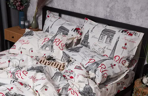 Набір наволочок Moon&Star Бязь Gold Люкс Paris 40х40 см 2 шт - фото 3