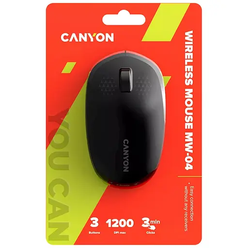 Мишка Canyon MW-04 Bluetooth Black (CNS-CMSW04B) - фото 8