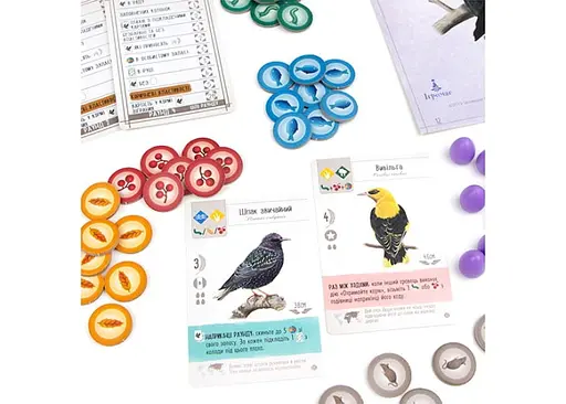 Настольная игра Ігромаг Крылья: Птицы Европы (Wingspan: European Expansion) (укр.) (STM901) - фото 6