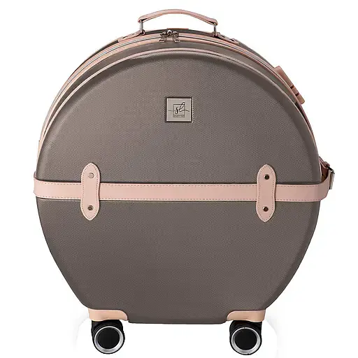 Валіза Semi Line 20" S Brown/Pink Cream (T5673-2) - фото 4