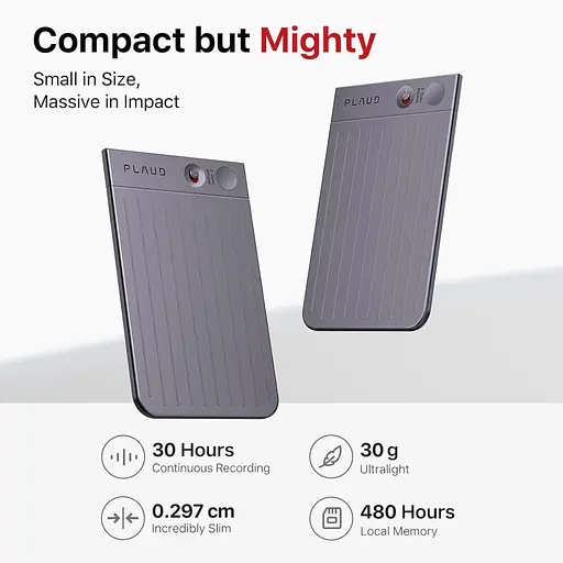 Цифровий диктофон PLAUD AI Note Black (NB-100-BL) - фото 6