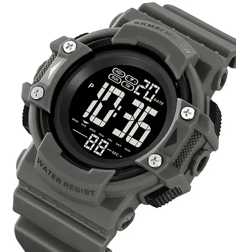 Годинник чоловічий спортивний наручний Skmei 2195 (Сірий) - фото 2