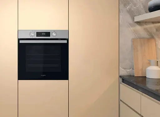 Духовой шкаф электрический Whirlpool 71 л A+ дисплей конвекция телескопические направляющие нержавеющая сталь - фото 2