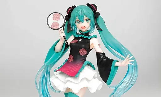 Коллекционная фигурка Taito  Vocaloid China Dress Ver. Hatsune Miku Вокалоиды Хацунэ Мику 18 см T V CD HM 18 - фото 4