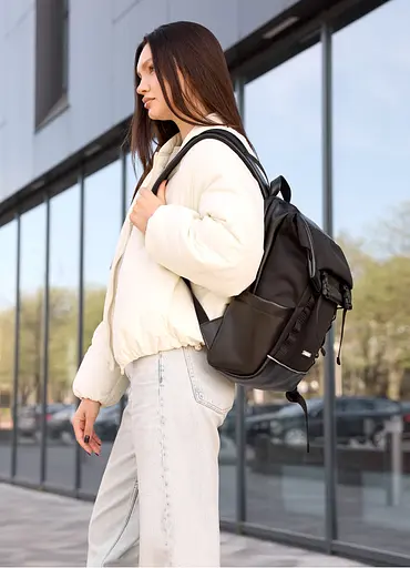 Женский рюкзак Sambag Aura черный 39 х 29 х 13 см (24551301) - фото 2