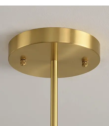 Люстра светодиодная потолочная 6007 (Золотистый) 5 плафонов - фото 10