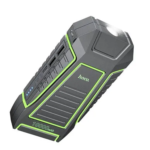 Автомобильное пусковое устройство Hoco QS1 Portable Smart Car Jump Starter 10000mAh - фото 2
